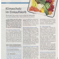 Klimaschutz im Einkaufskorb